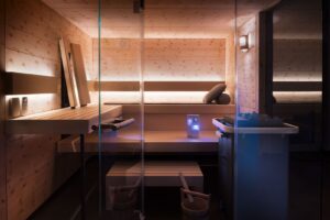 Klafs sauna microsalt haloterapija infraplus infraraudonųjų spindulių sauna mollis pagalvėlės ir kilimėliai