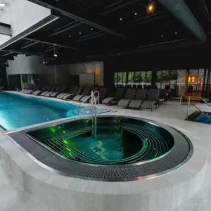 Nerūdijančio plieno baseinai su masažiniu baseinu Lietuvoje pagal individualų užsakymą