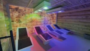 IDW Esperanza Lietuvoje su KLAFS SPA įranga soliariumas ir šildomi gultai