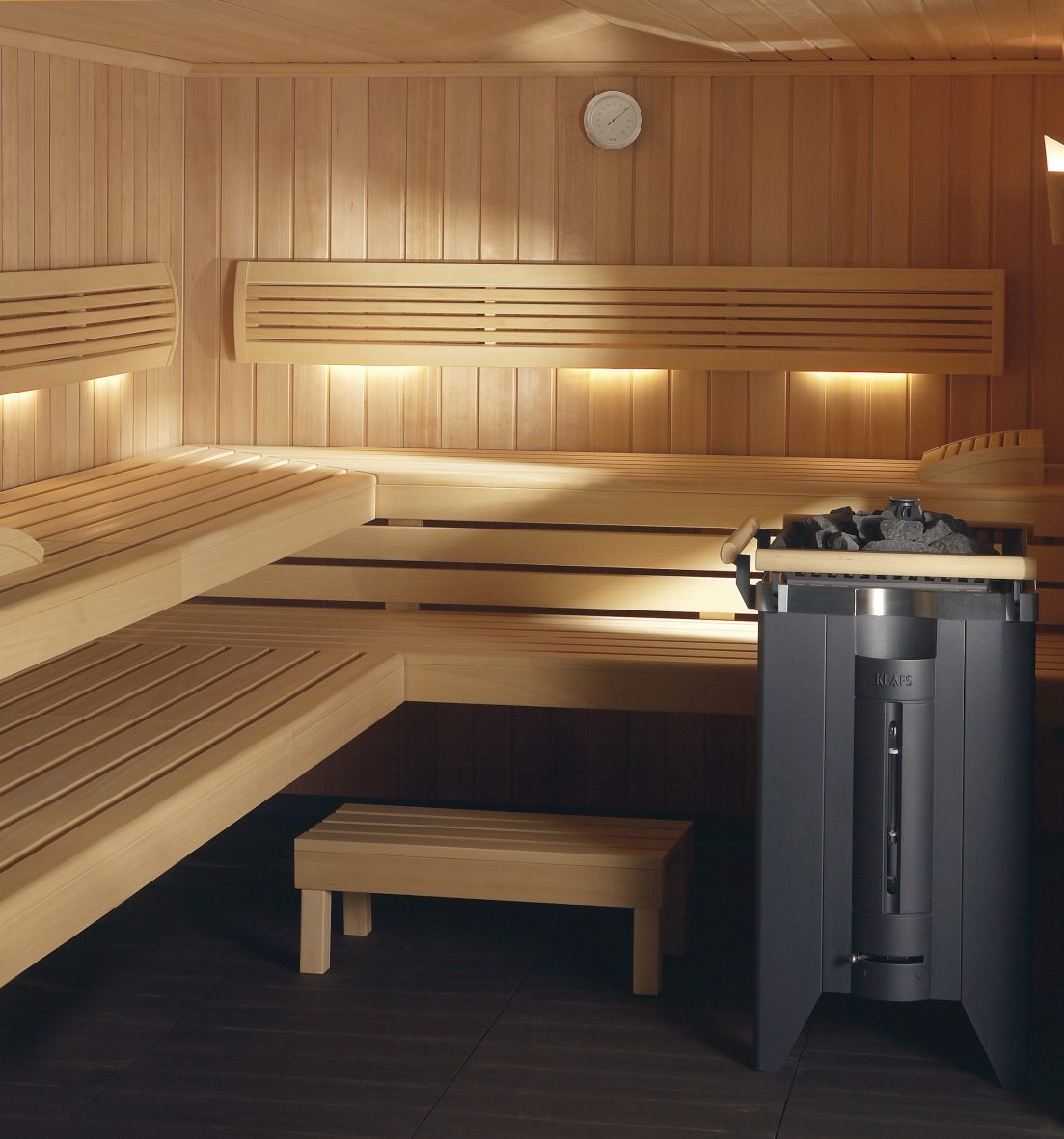 Sauna KLAFS PremiumKLAFS saunos ir garinės pirtys Sanilux