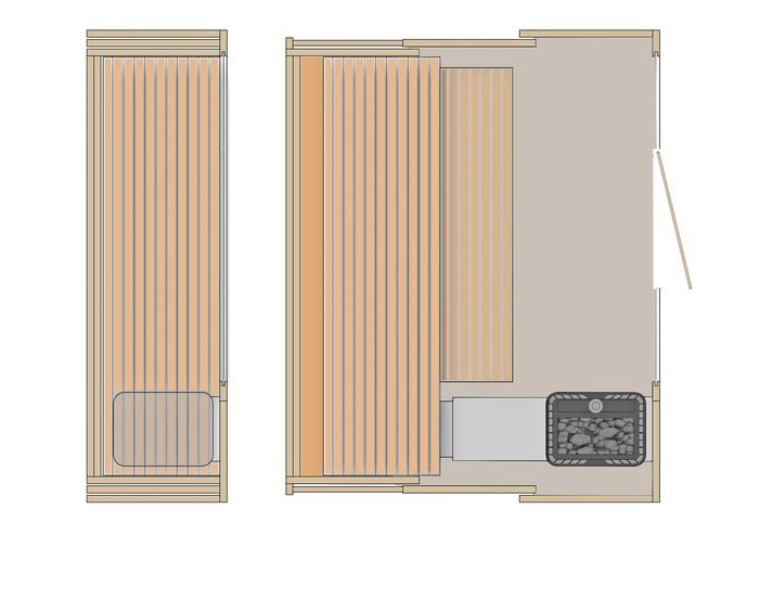 Premjera! KLAFS Sauna S1! Sanilux
